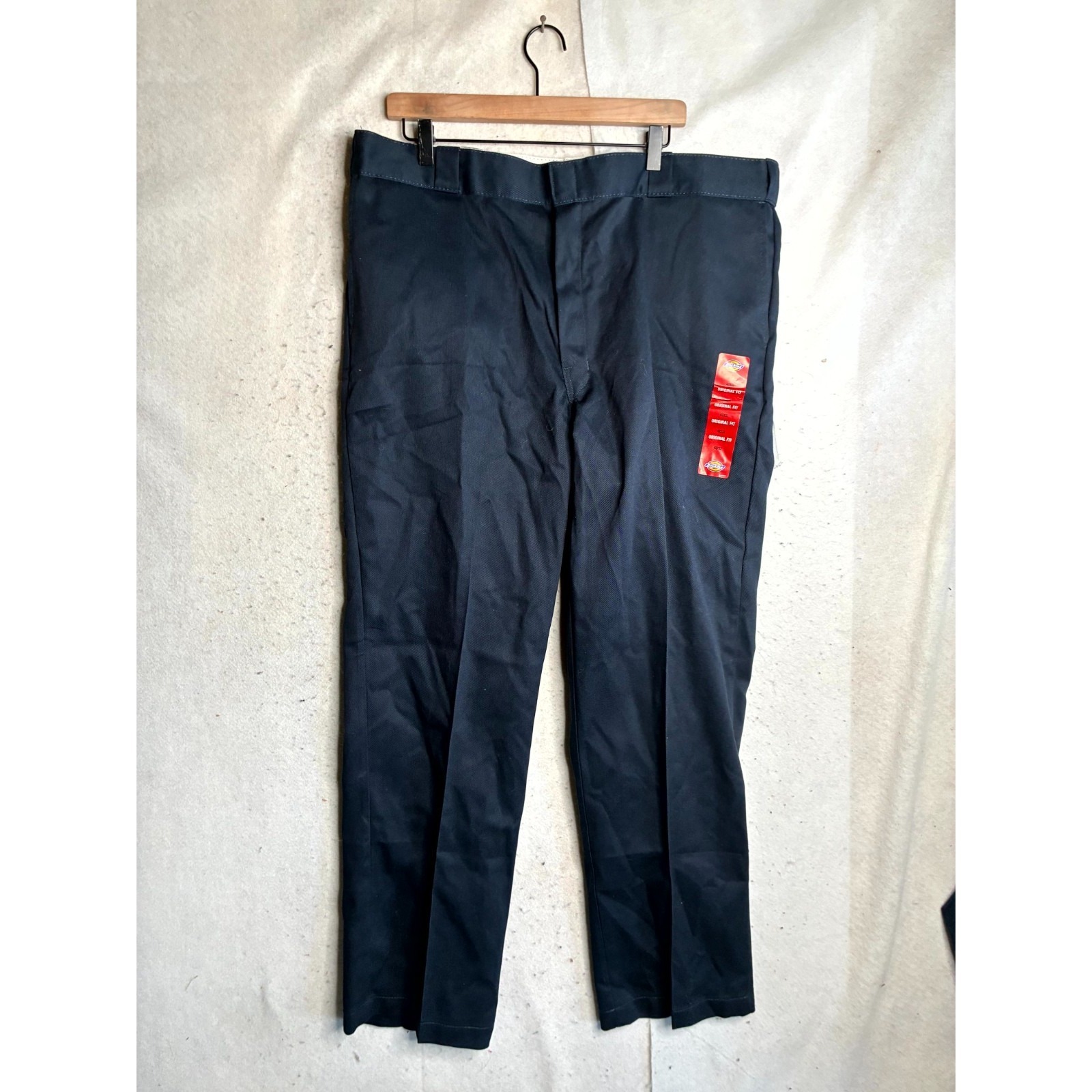 Dickies 874 Flex Work Pants Men's 42x23 Navy Original Fit Comfort Waistband